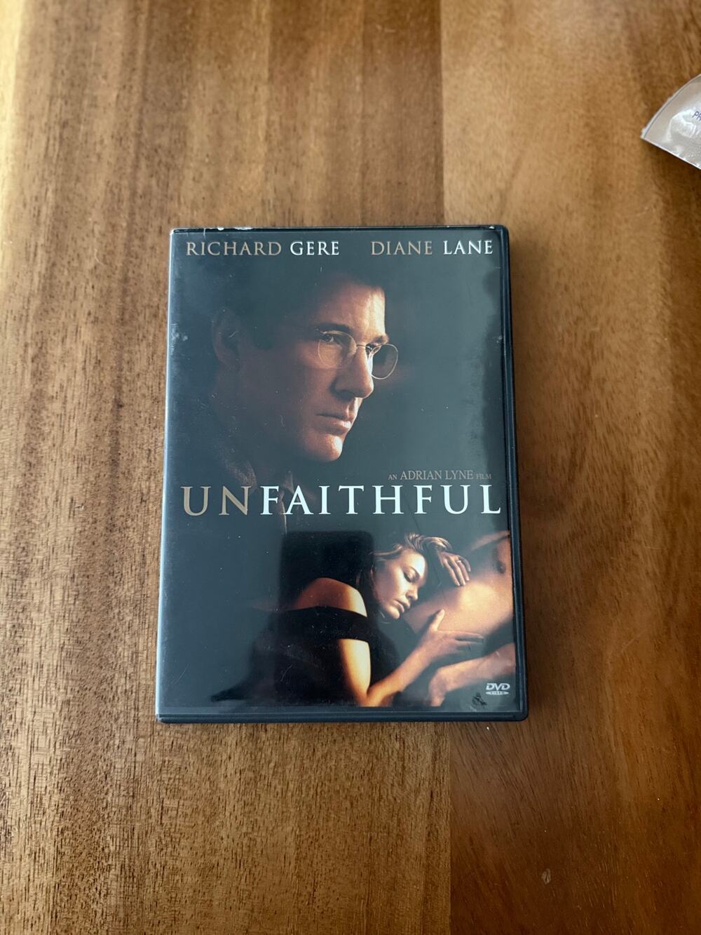 Unfaithful (02) DVD Full Screen Special Edition Richard Gere Diane Lane Thriller